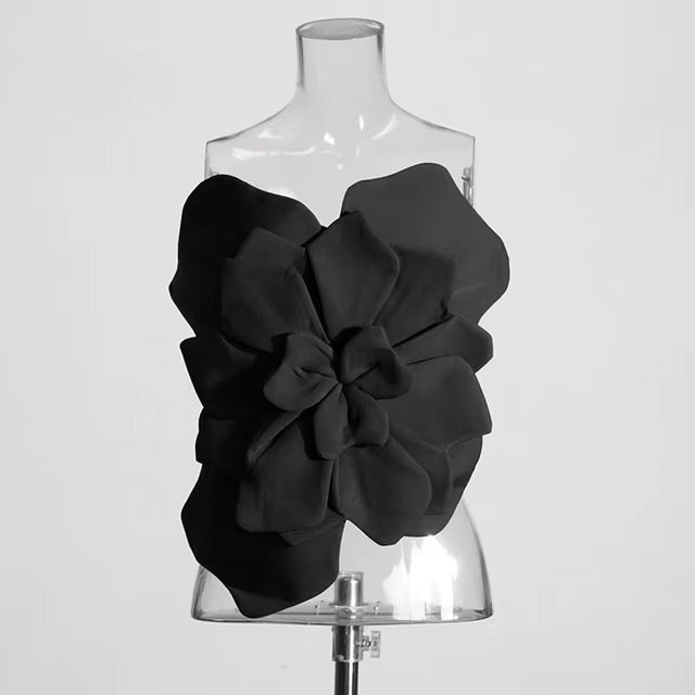 Elina Top - Red, White, Black - PreOrder
