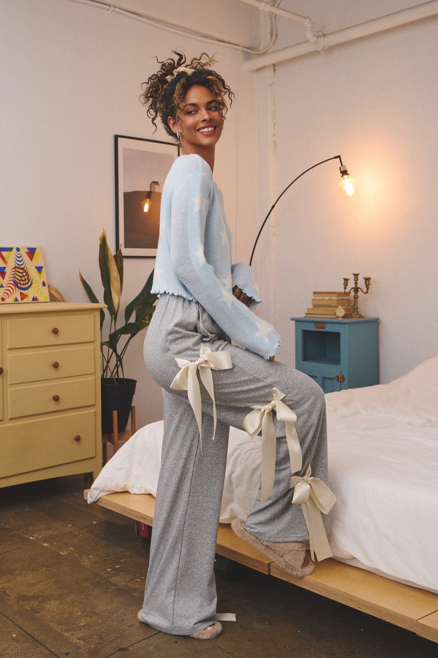 Ivey Bow Sweatpants