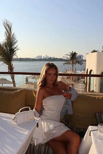 Chanry Dress - White