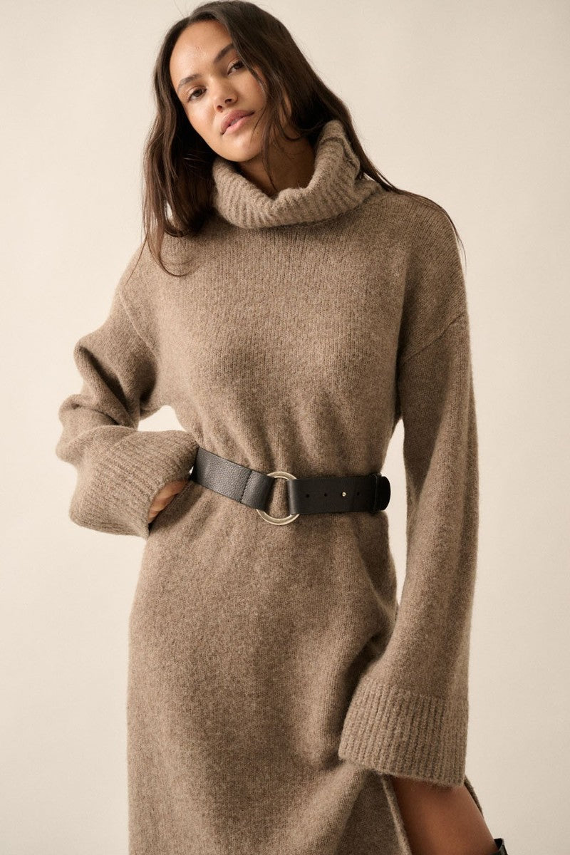 Penny Sweater Dress - Mocha
