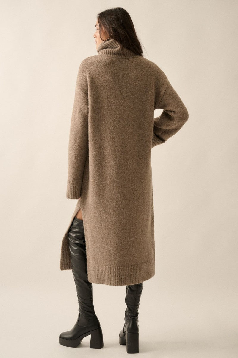 Penny Sweater Dress - Mocha