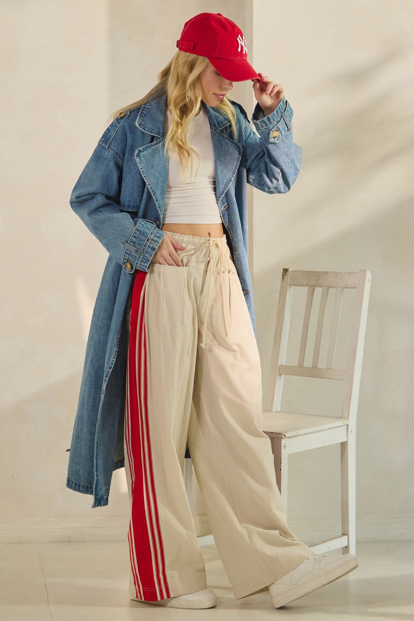 Astrid Denim Trench Coat