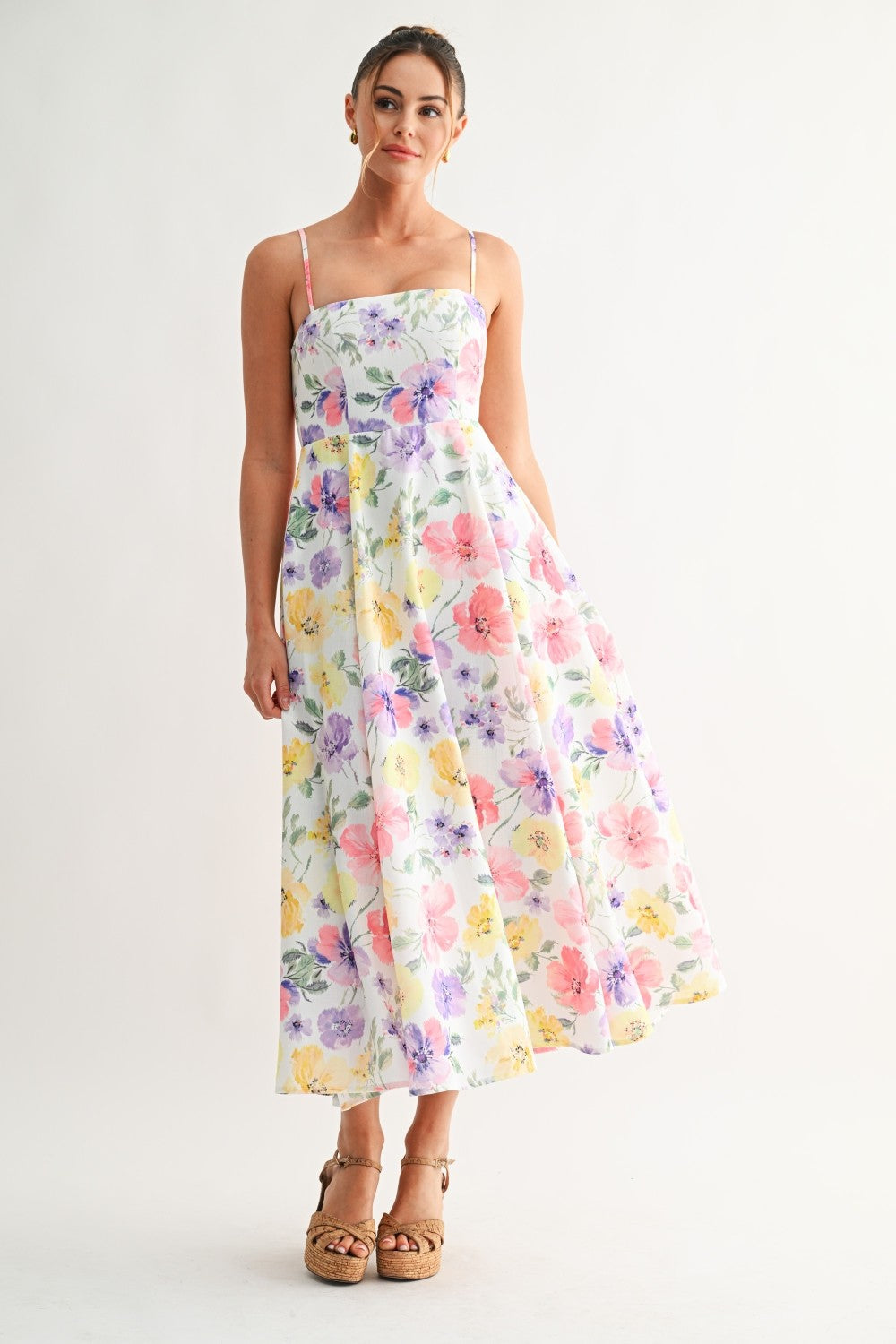 knee length dresses for ladies LANDON MIDI DRESS – olastage.com main image 0