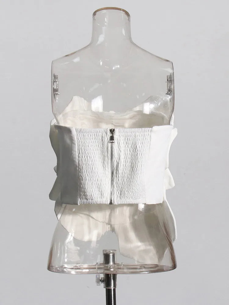 Elina Top - Red, White, Black - PreOrder