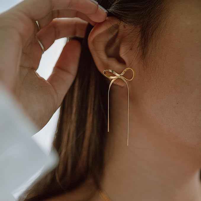 🎁 Violette Bow Earrings (100% off)