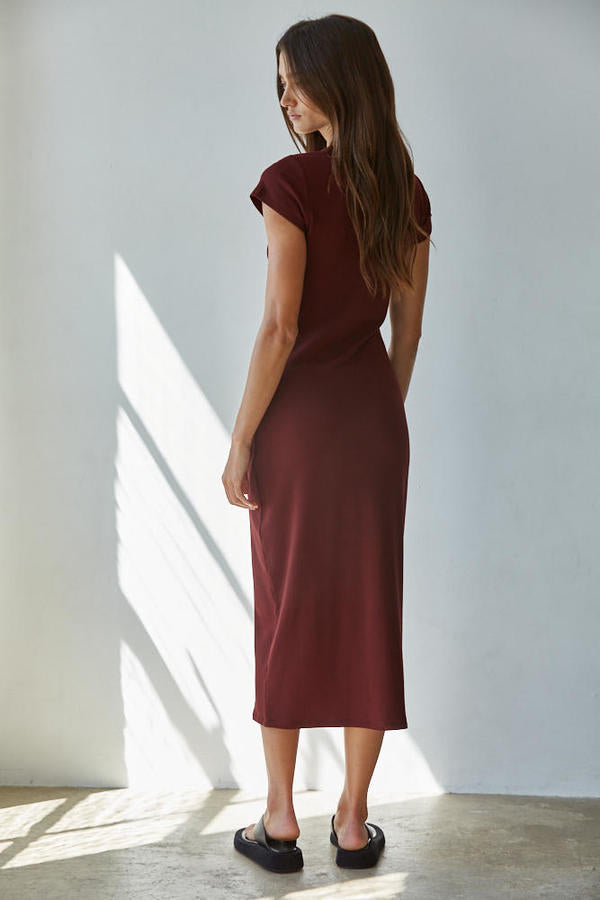 Lisa Dress - Wine