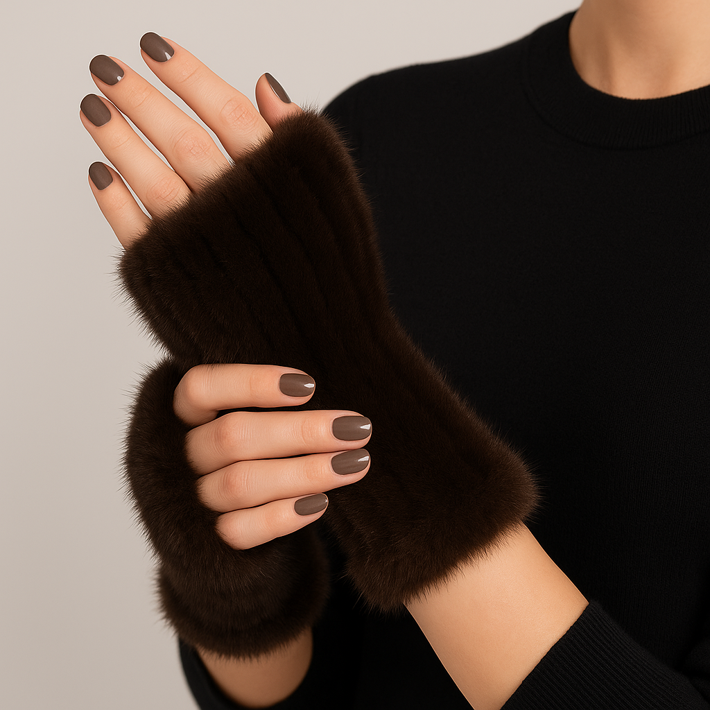 Prika Mink Fur Gloves