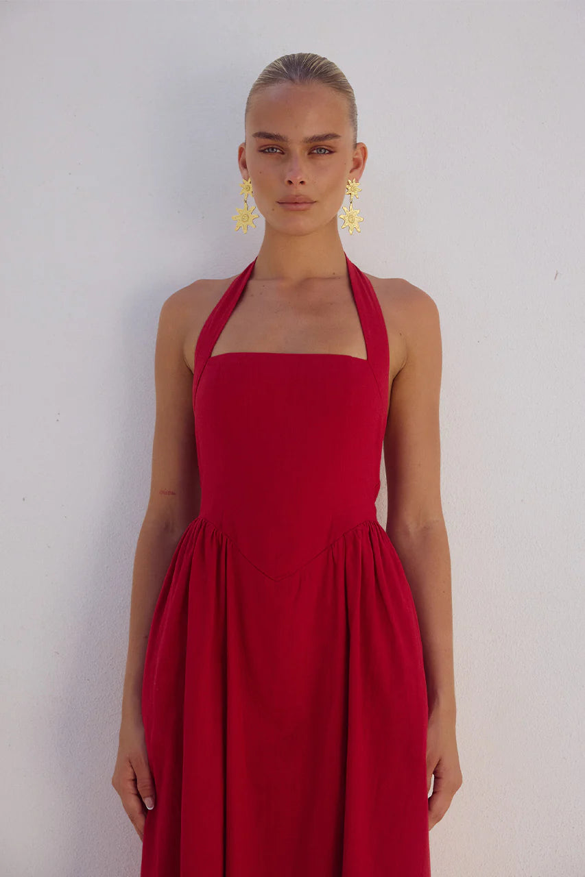 Locklea Dress - Cherry
