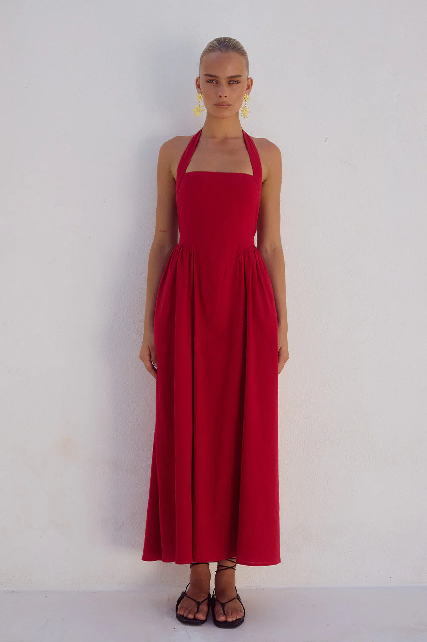 Locklea Dress - Cherry