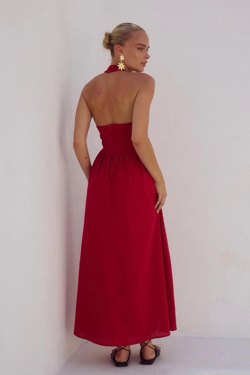 Locklea Dress - Cherry