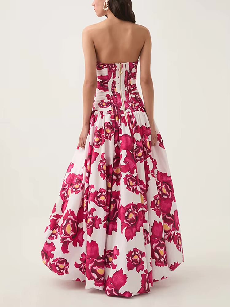 Petra Dress - Pink Floral