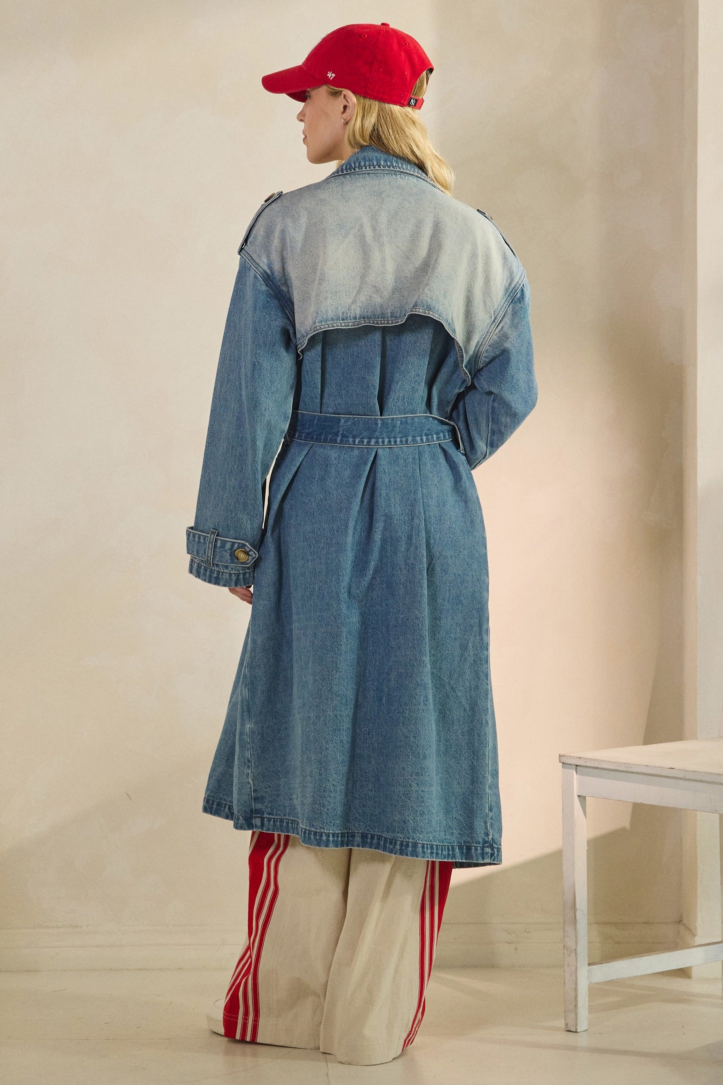 Astrid Denim Trench Coat