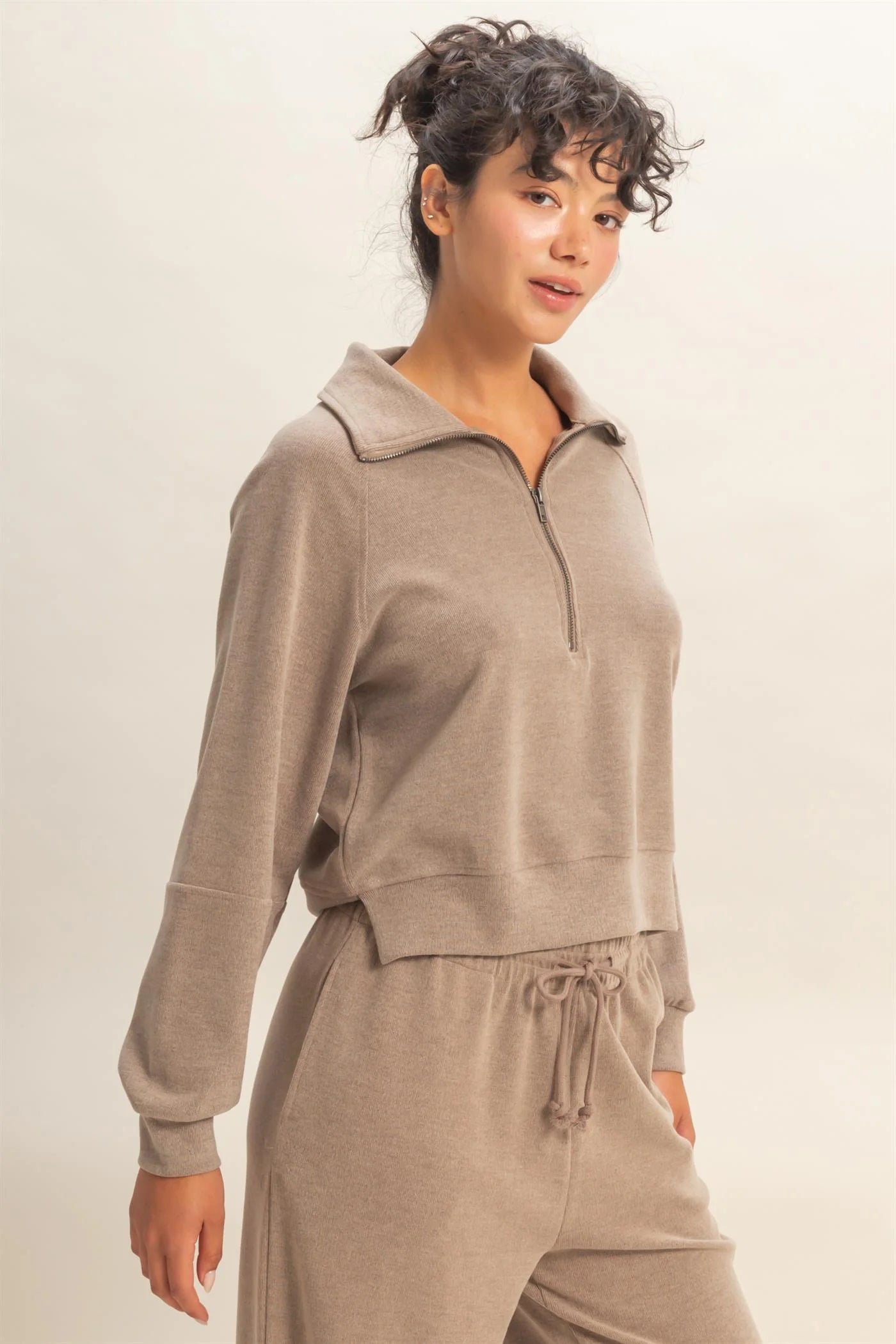 Perry Knit Pullover - Mocha