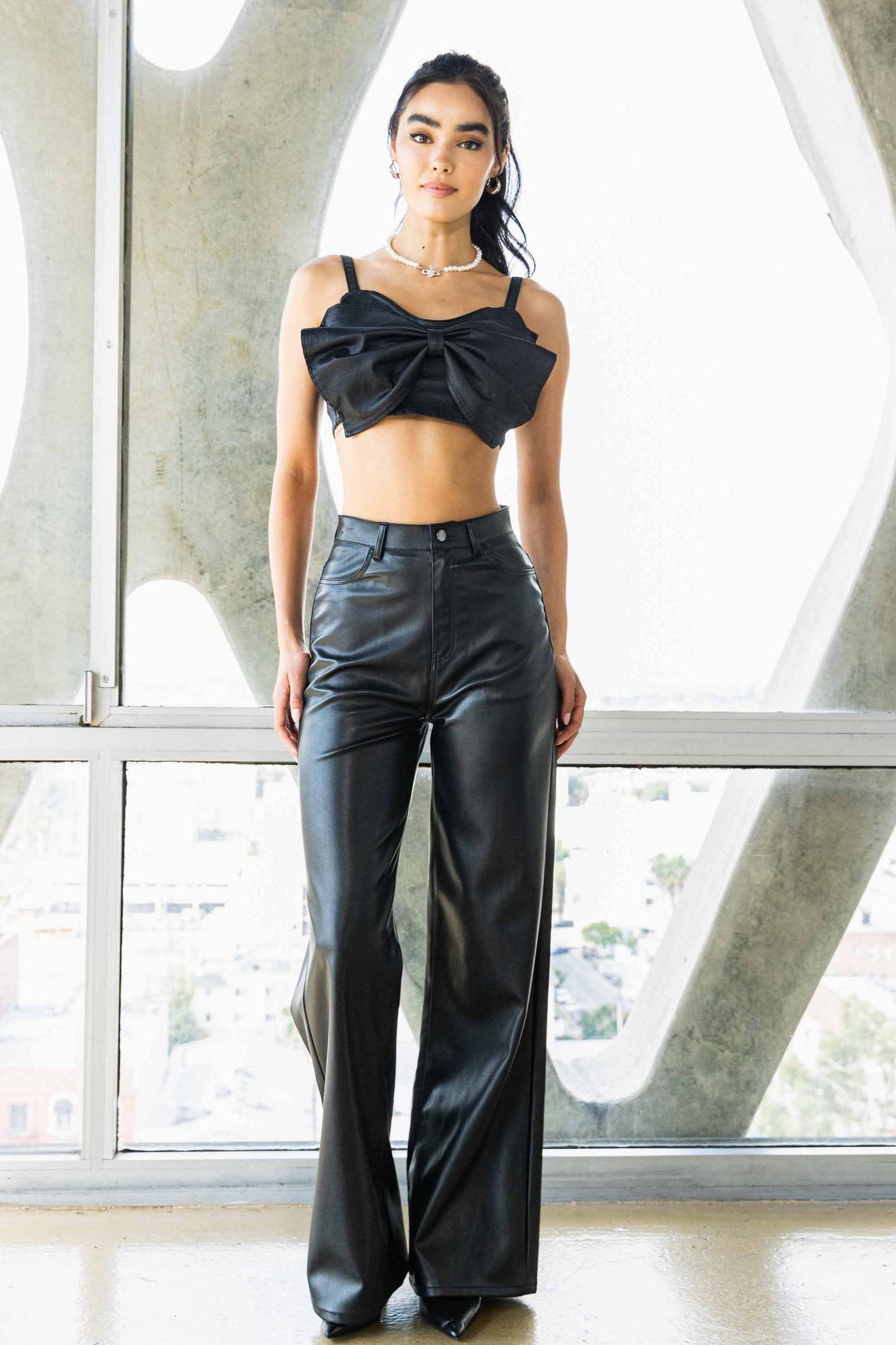 Ulysses Faux Leather Pants