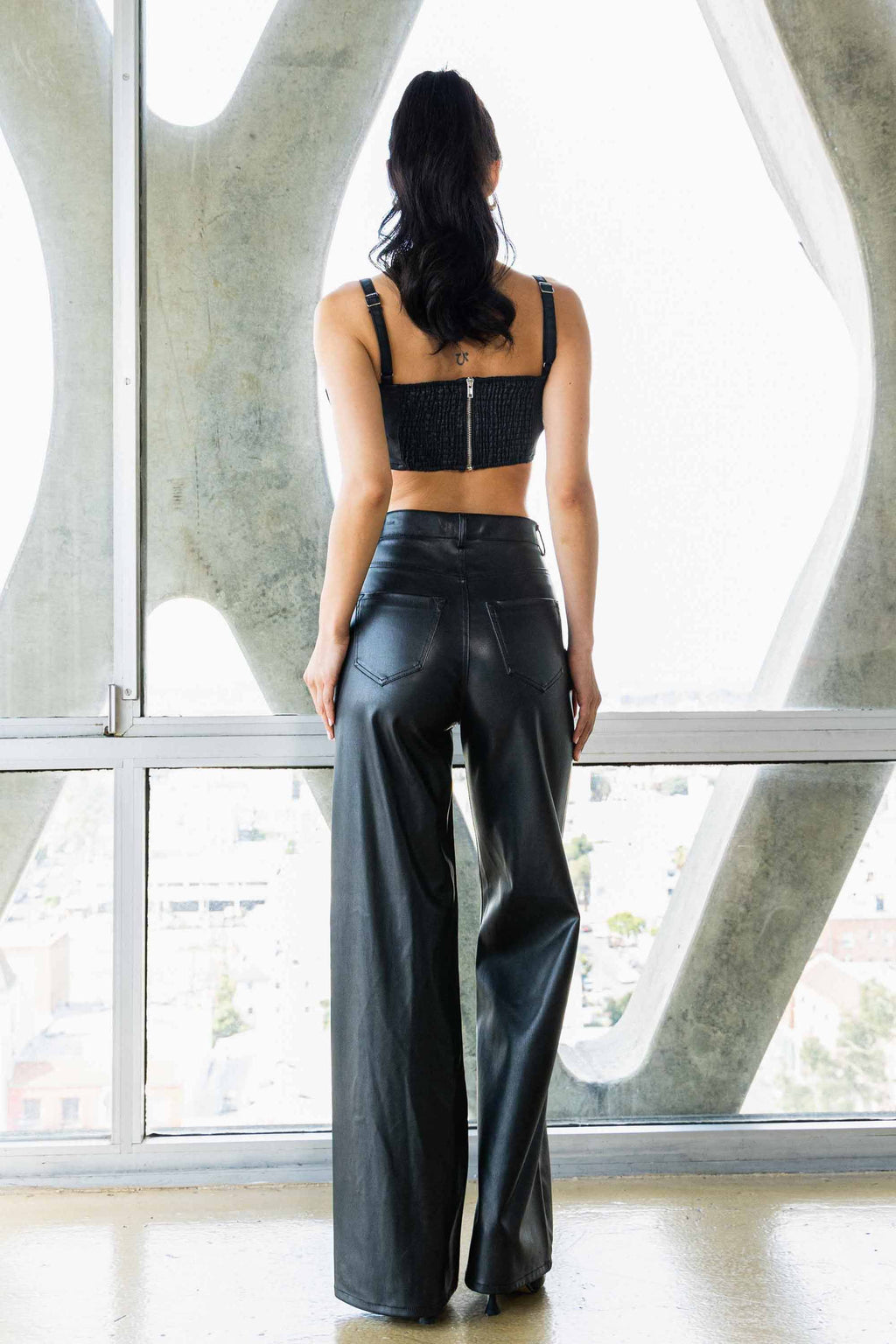 Ulysses Faux Leather Pants
