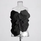 Elina Top - Red, White, Black - PreOrder