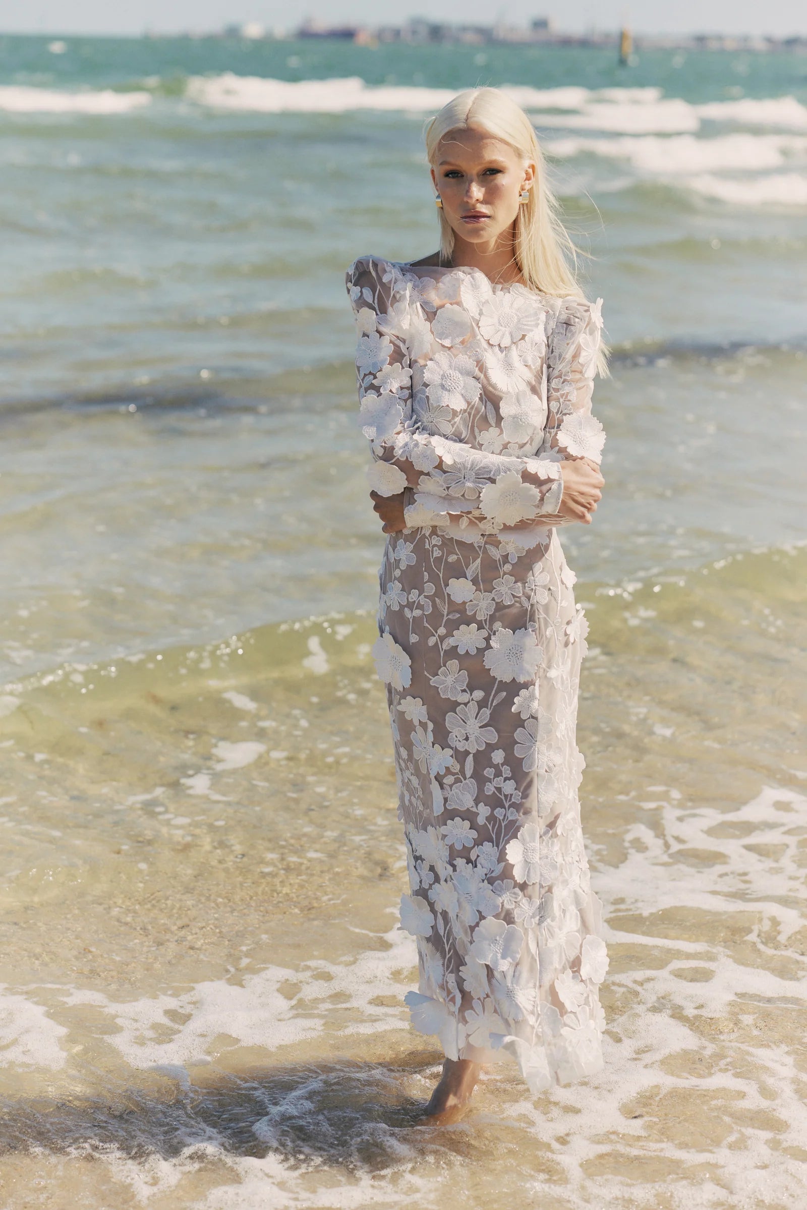 Jayne Dress - White