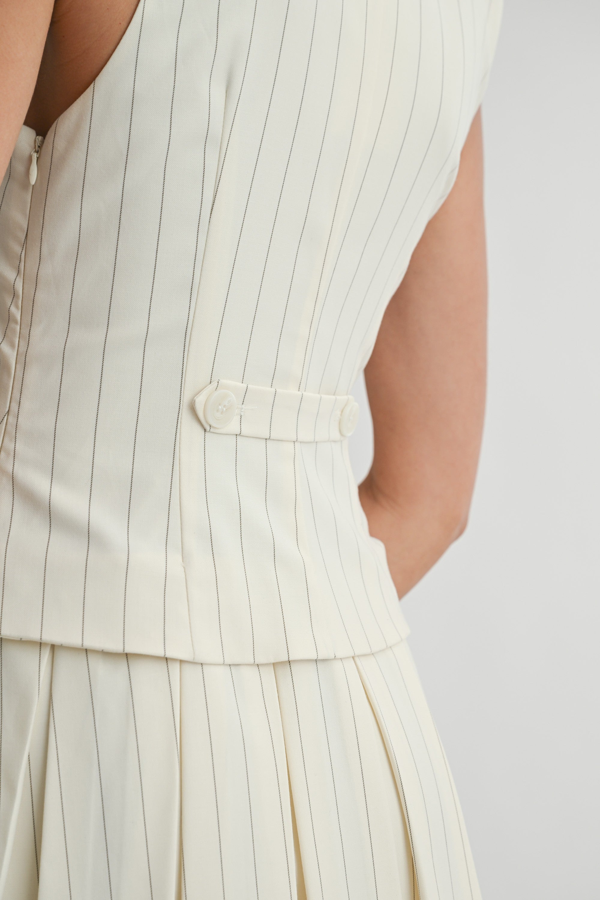 Cordelia Pinstripe Dress