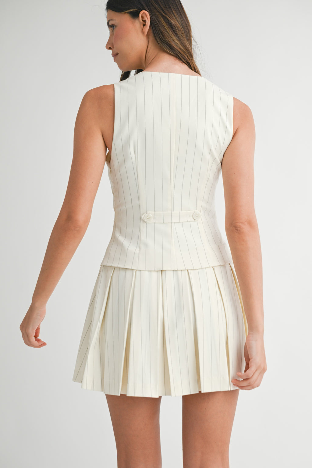 Cordelia Pinstripe Dress