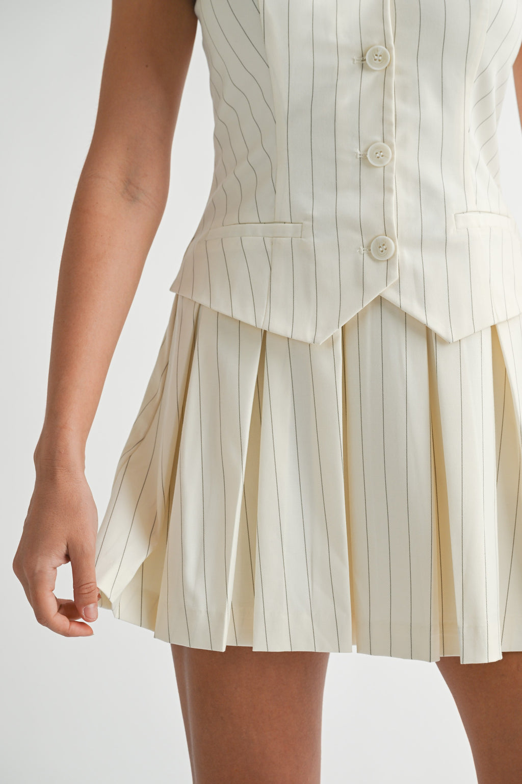 Cordelia Pinstripe Dress