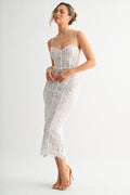 Giselle Lace Dress - White