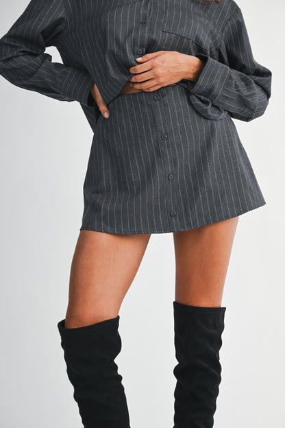 Janina Pinstripe Set
