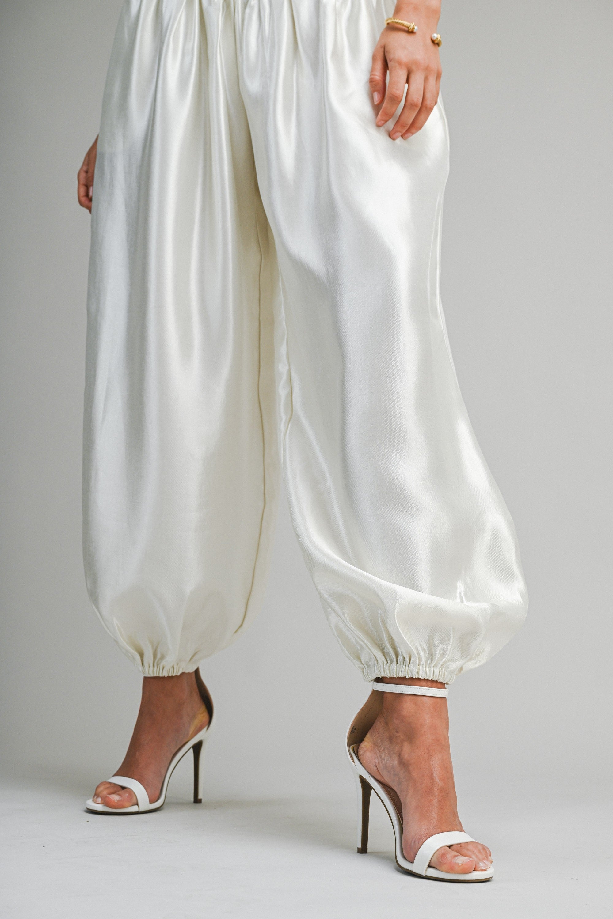 Savvi Satin Pants