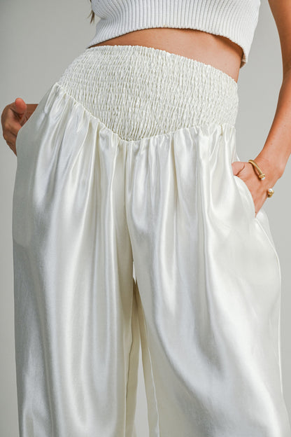Savvi Satin Pants