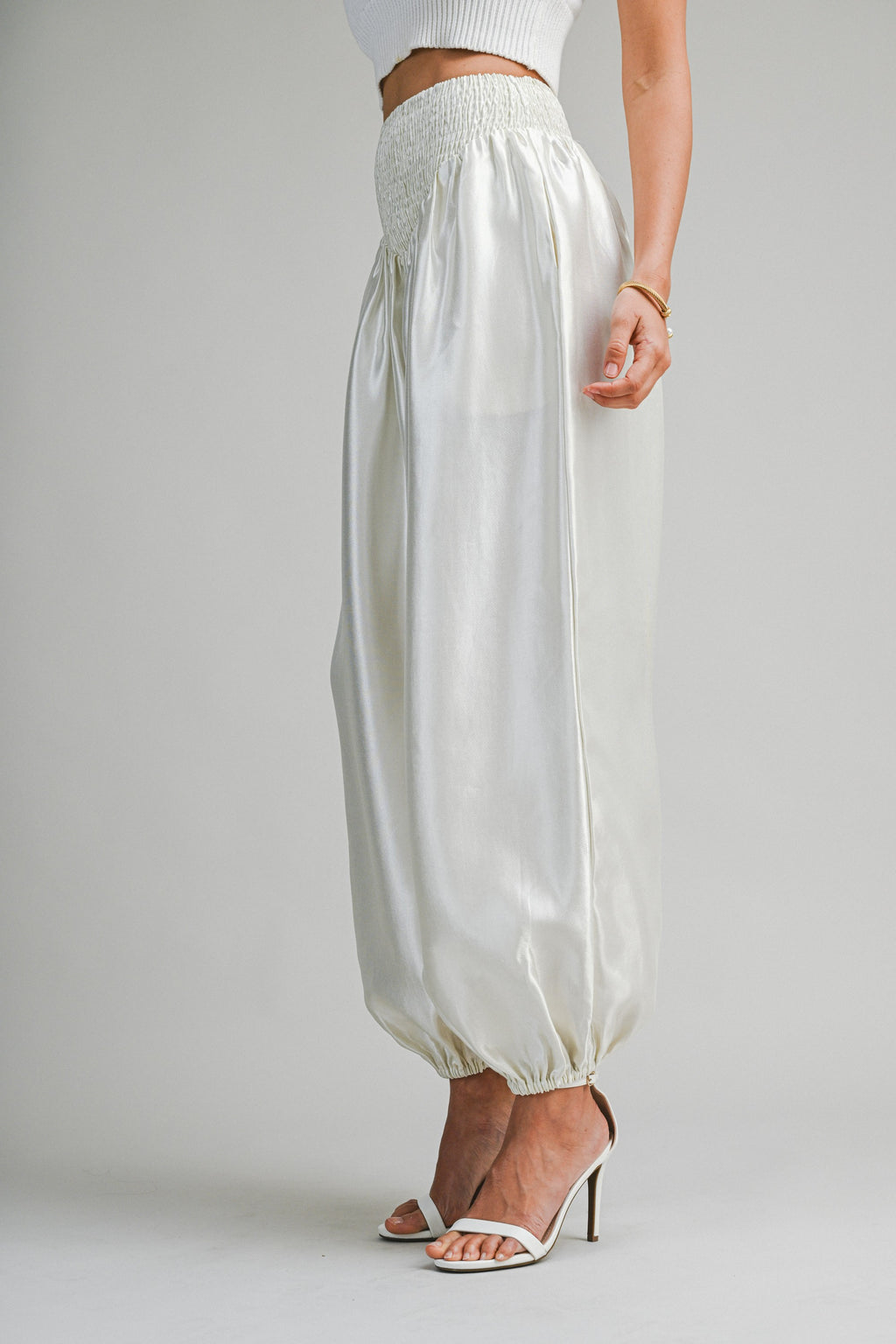 Savvi Satin Pants