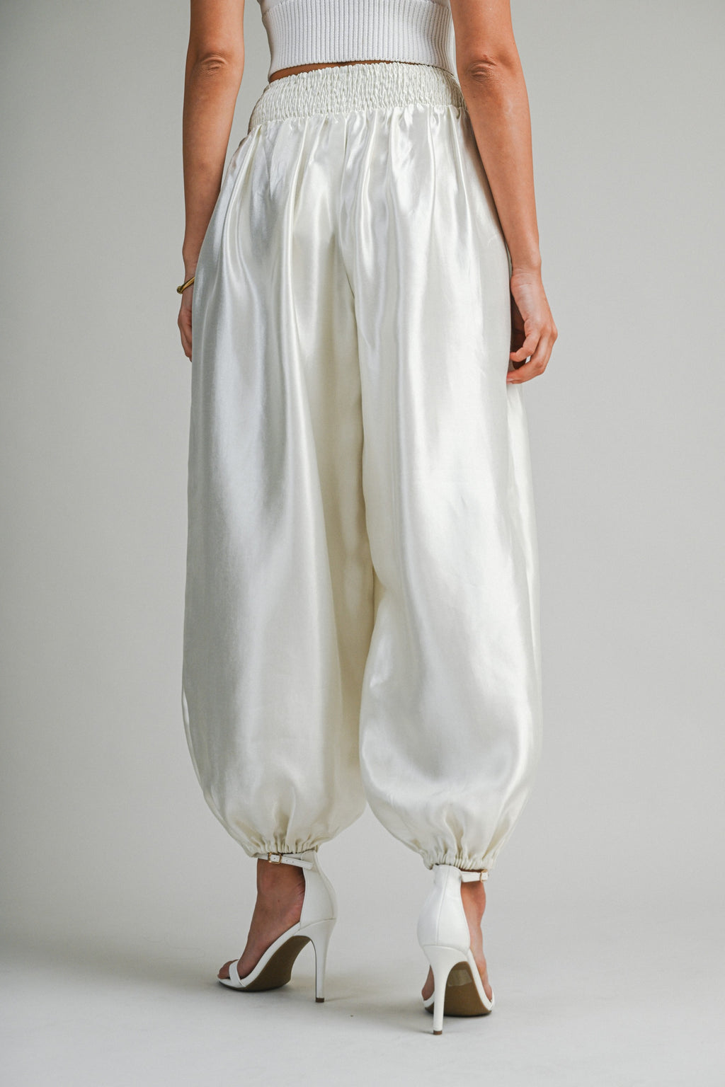 Savvi Satin Pants
