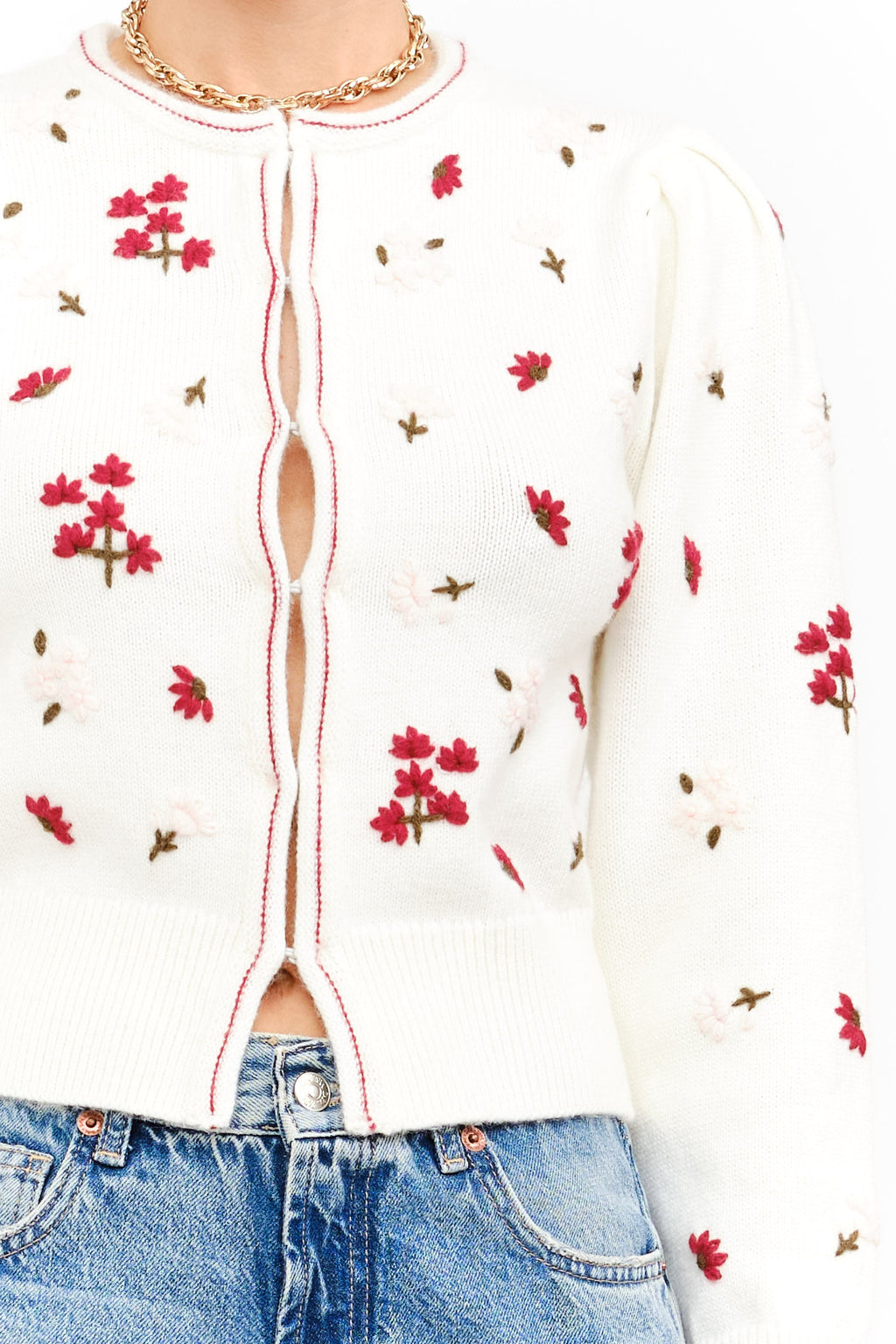 Claridge Embroidered Cardigan