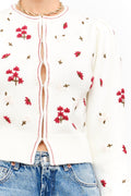 Claridge Embroidered Cardigan