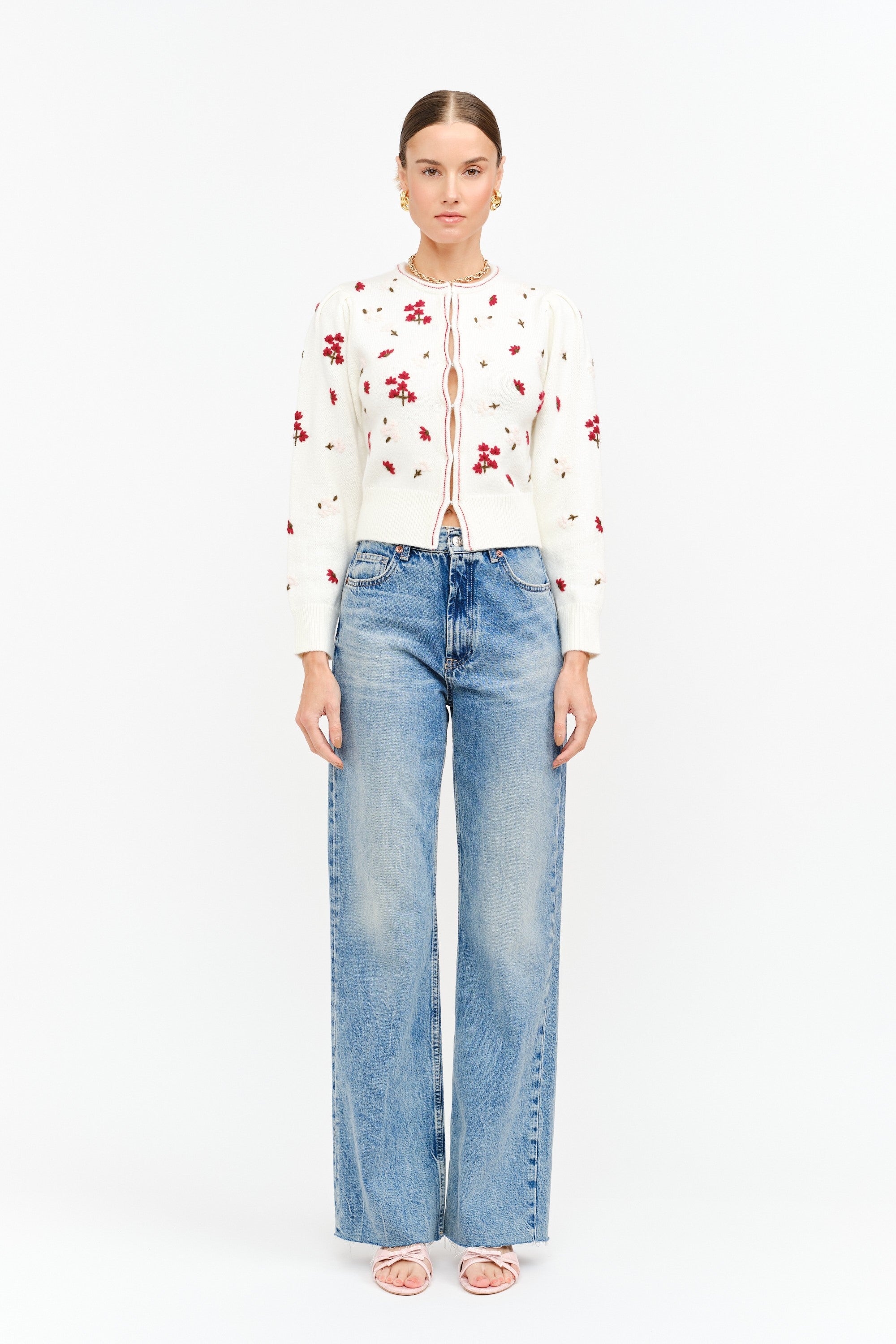 Claridge Embroidered Cardigan