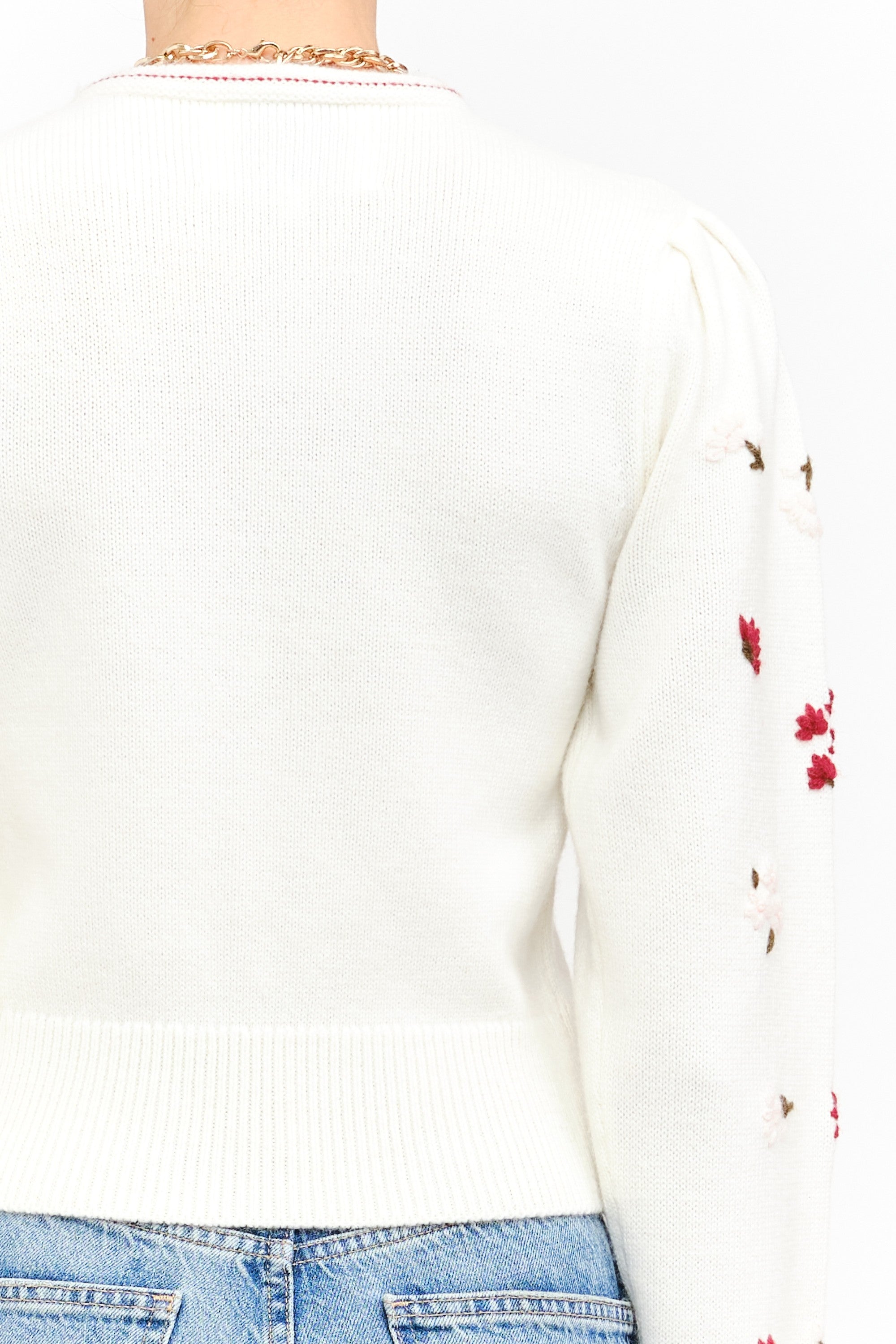 Claridge Embroidered Cardigan