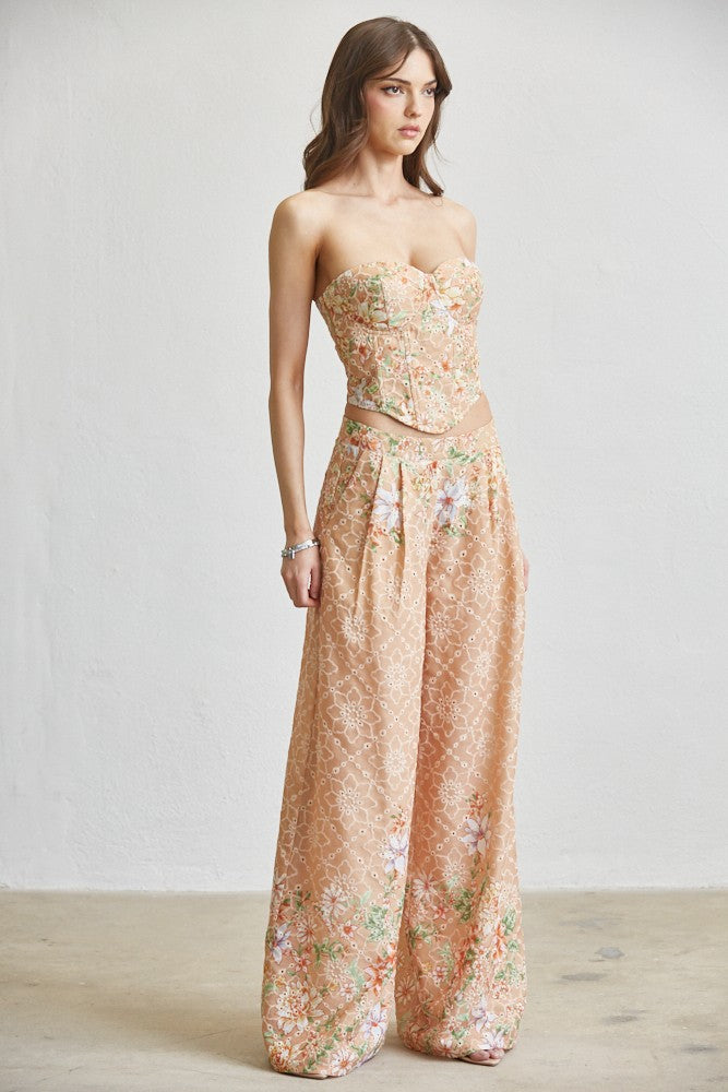 Papaya Eyelet Set