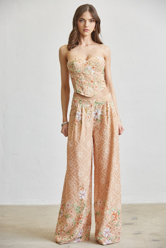 Papaya Eyelet Set