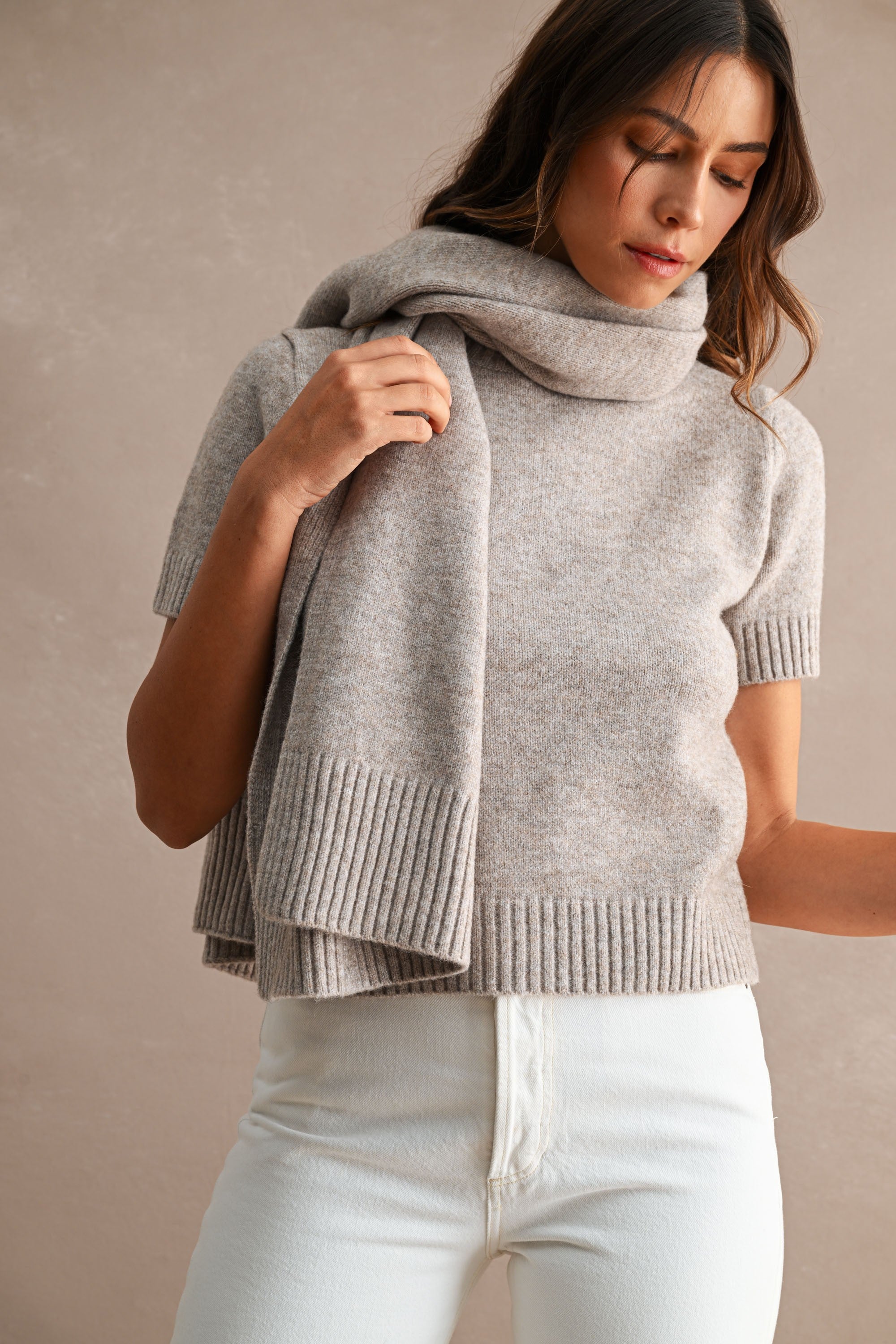 Paula Sweater & Scarf Set