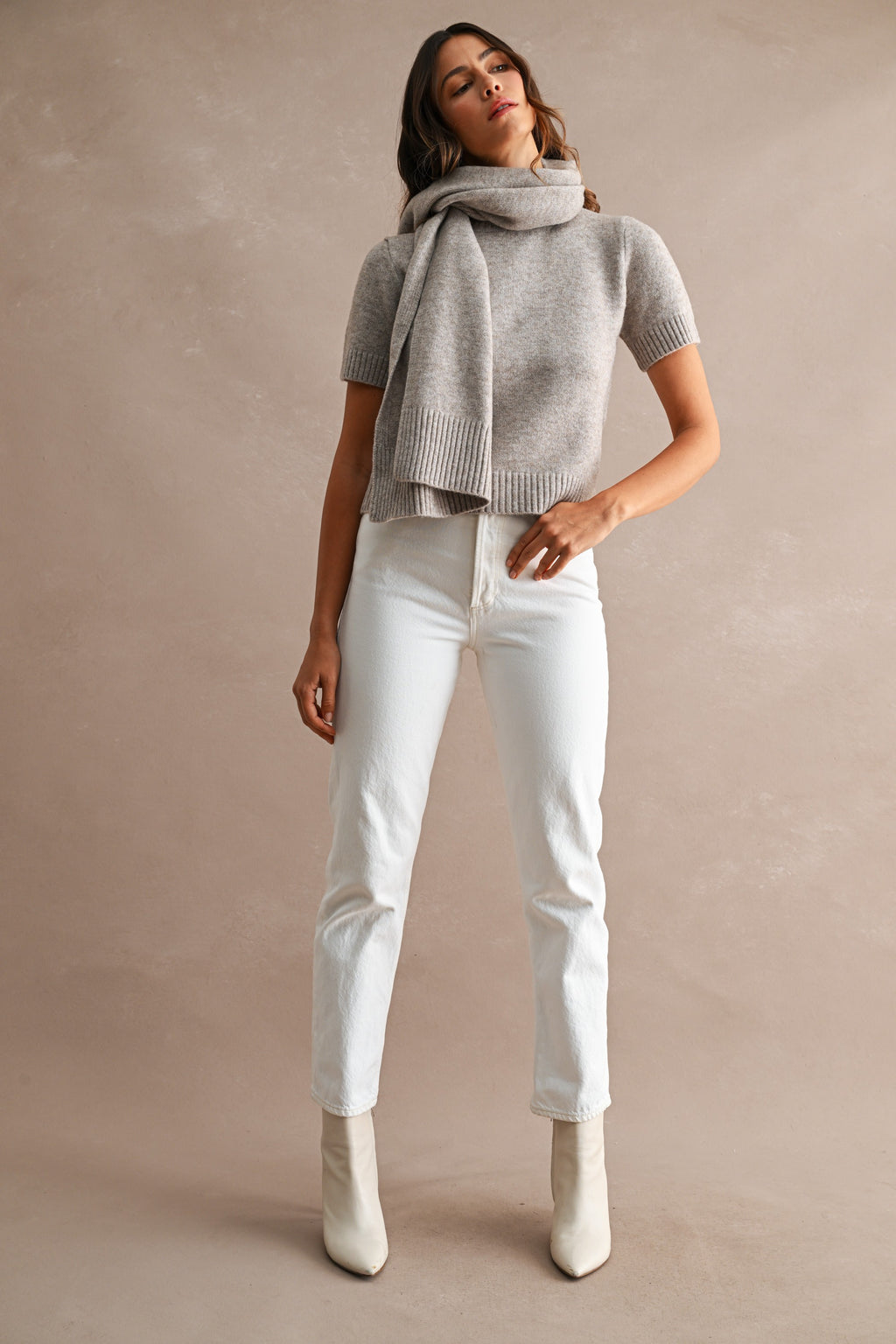 Paula Sweater & Scarf Set