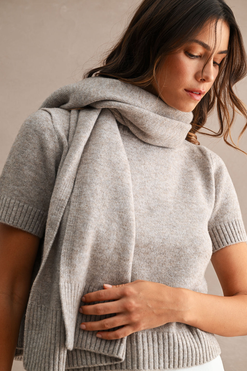 Paula Sweater & Scarf Set