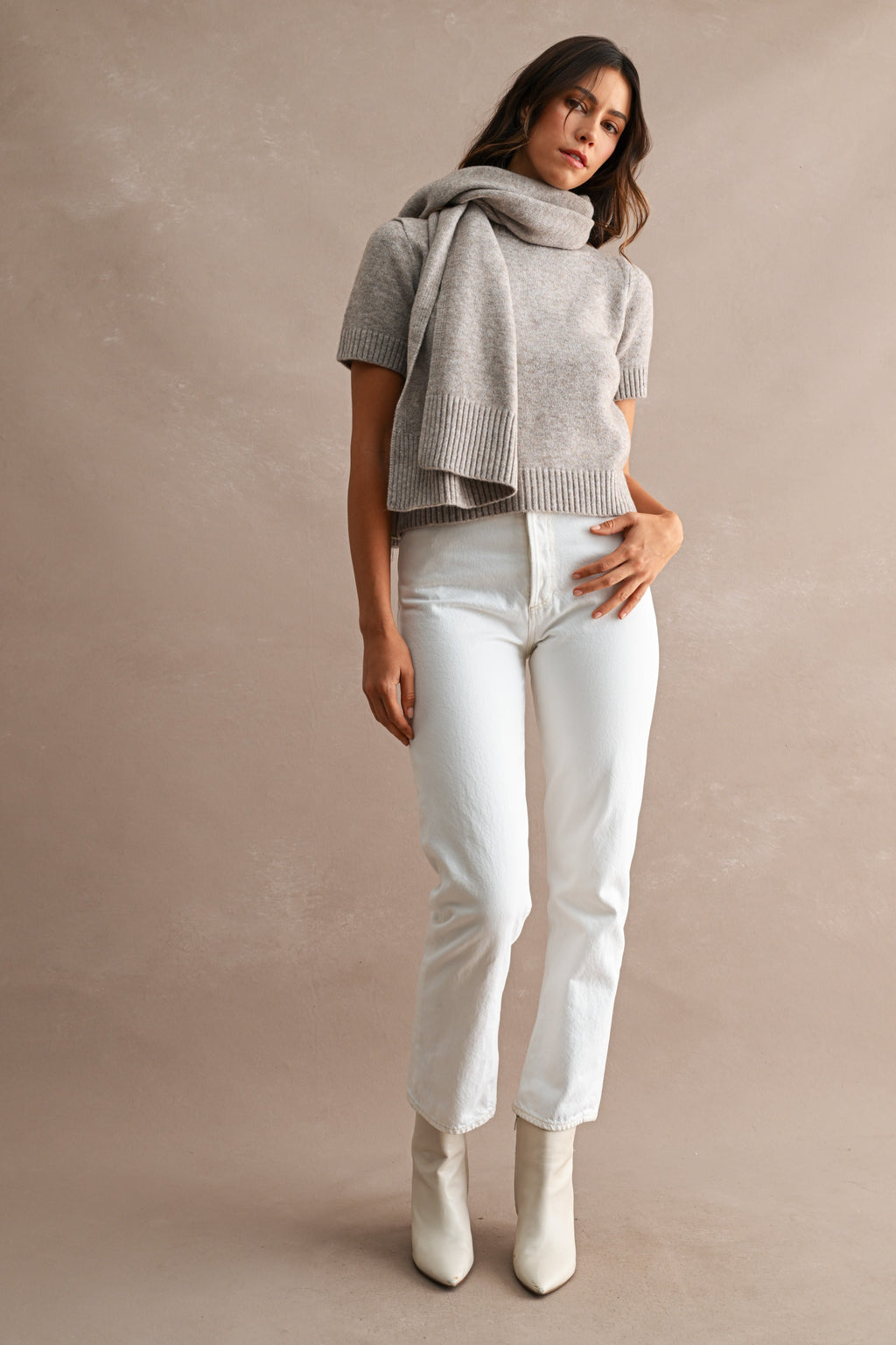 Paula Sweater & Scarf Set