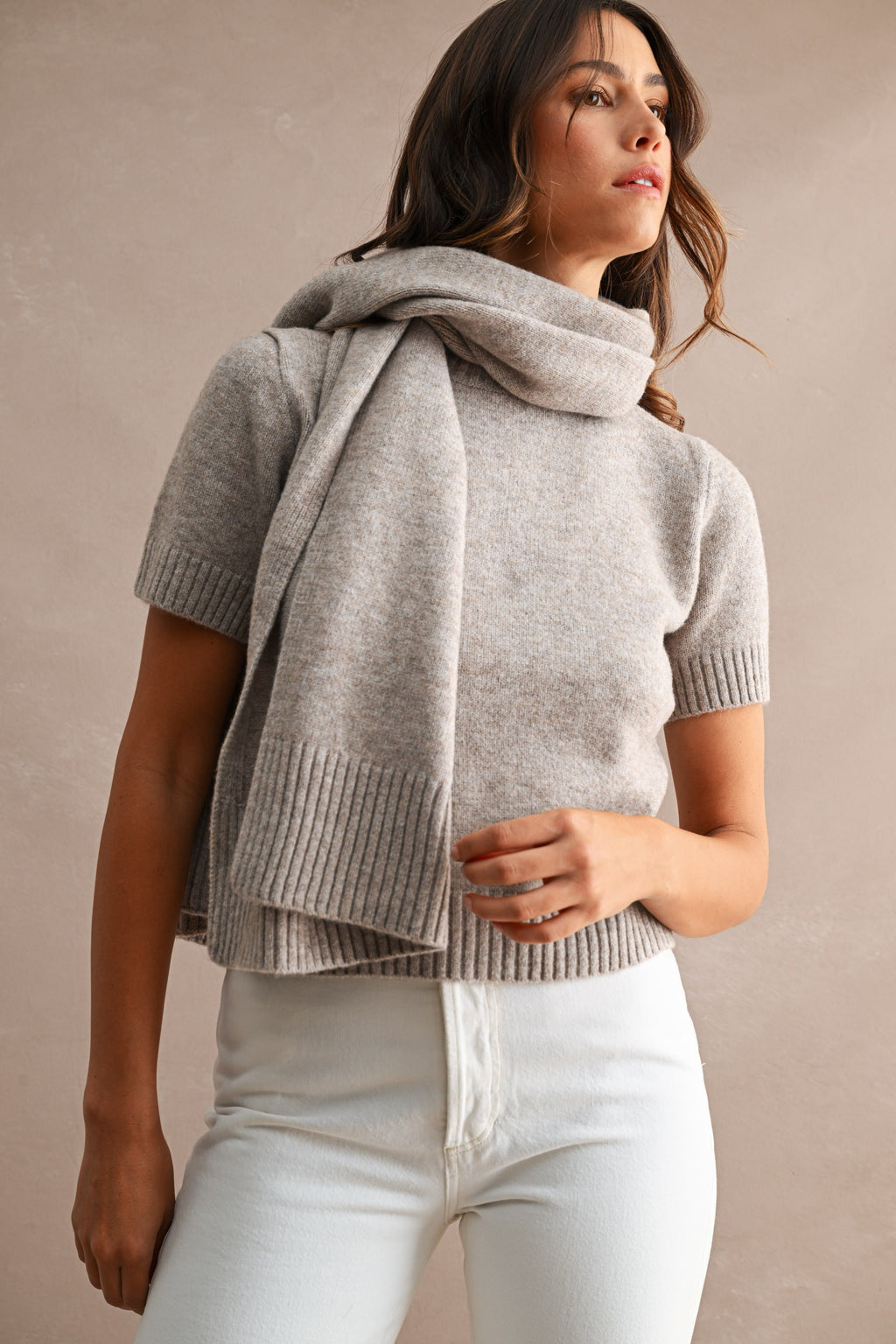 Paula Sweater & Scarf Set