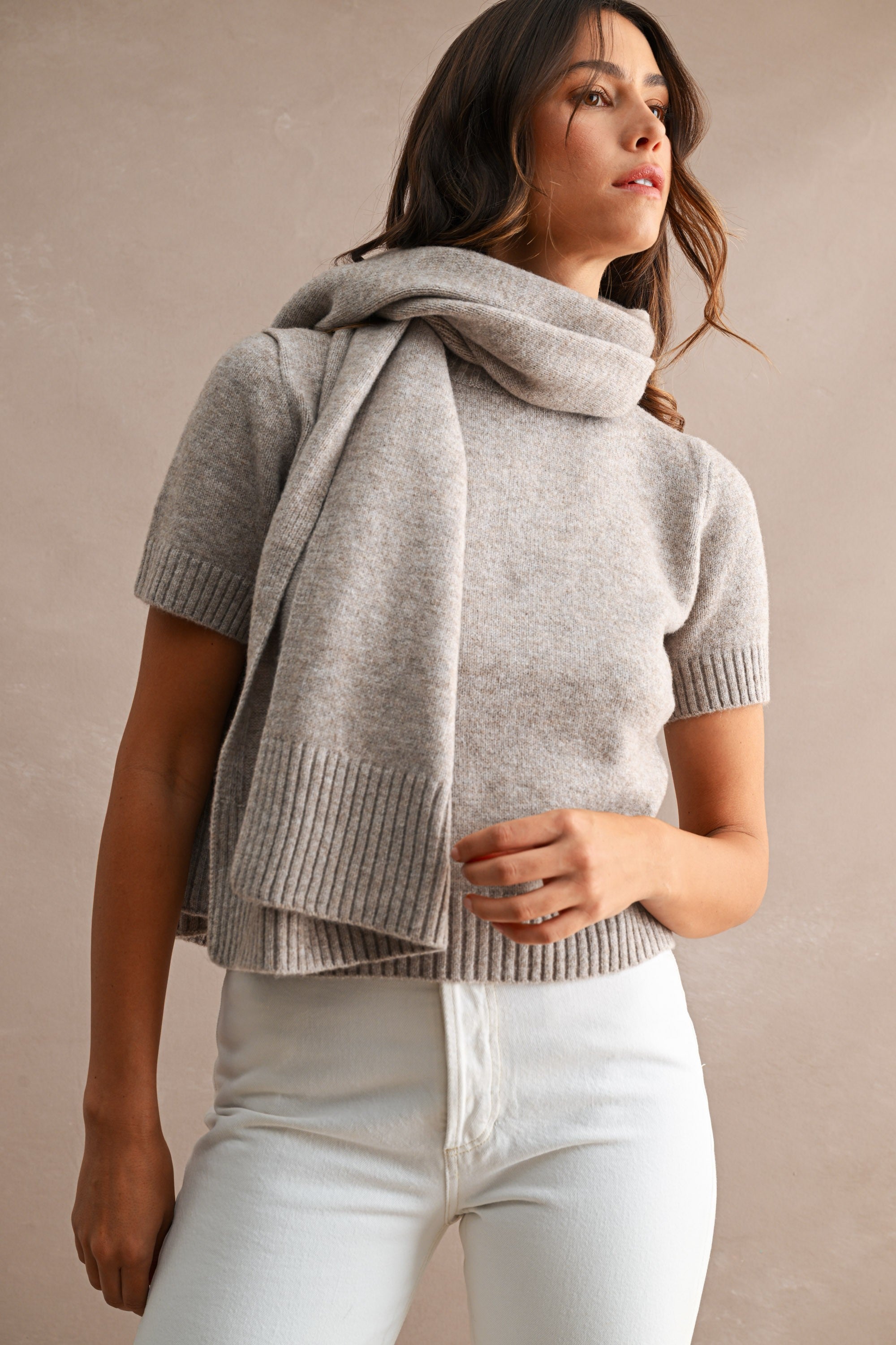 Paula Sweater & Scarf Set