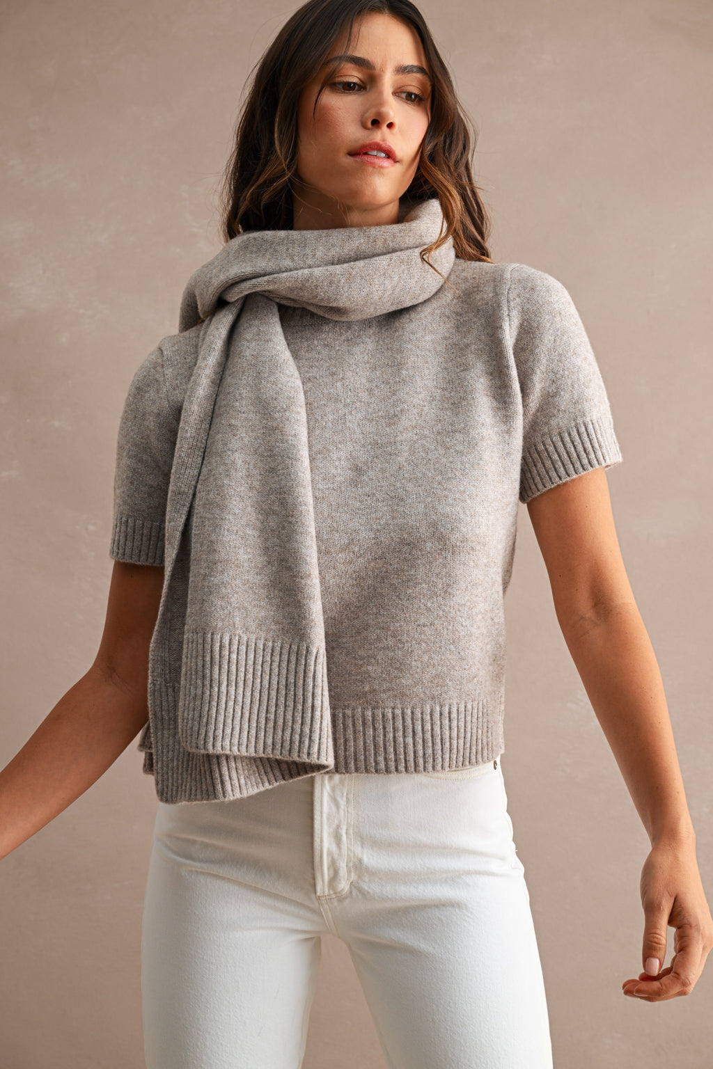 Paula Sweater & Scarf Set