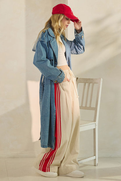 Astrid Denim Trench Coat