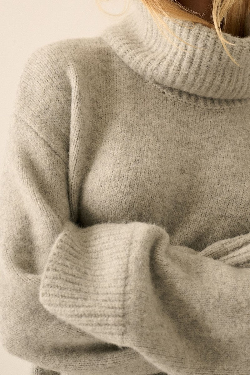 Penny Sweater Dress - Dove Grey