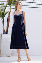 Georgia Denim Midi Dress