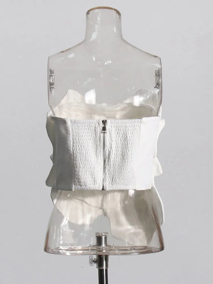 Elina Top - Red, White, Black - PreOrder