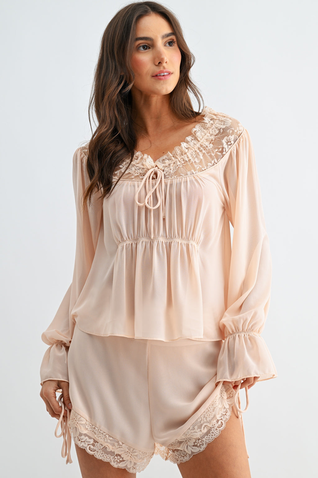 Silene Chiffon Short Set