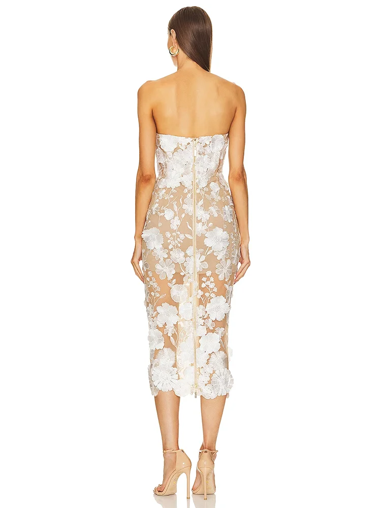 Leanna Dress - White