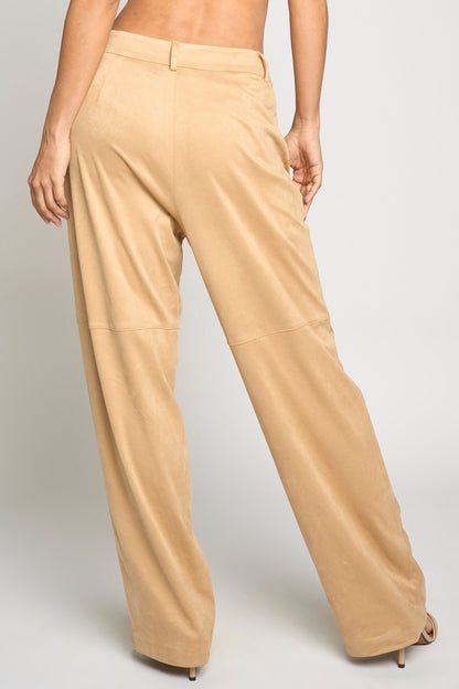 Eugenie Faux Suede Pants